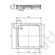 Kaldewei Superplan 80x80x25 zuhanytálca KALDEWEI 386-1