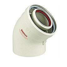 Könyök 45 fok DN 60/100 mm Immergas 3.010950