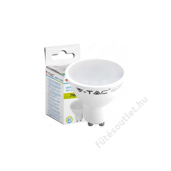 LED izzó spot 7W GU10 3000K meleg fehér GLEDGU7W